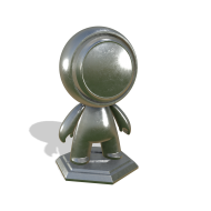 43 - Silver Scratched Shiny